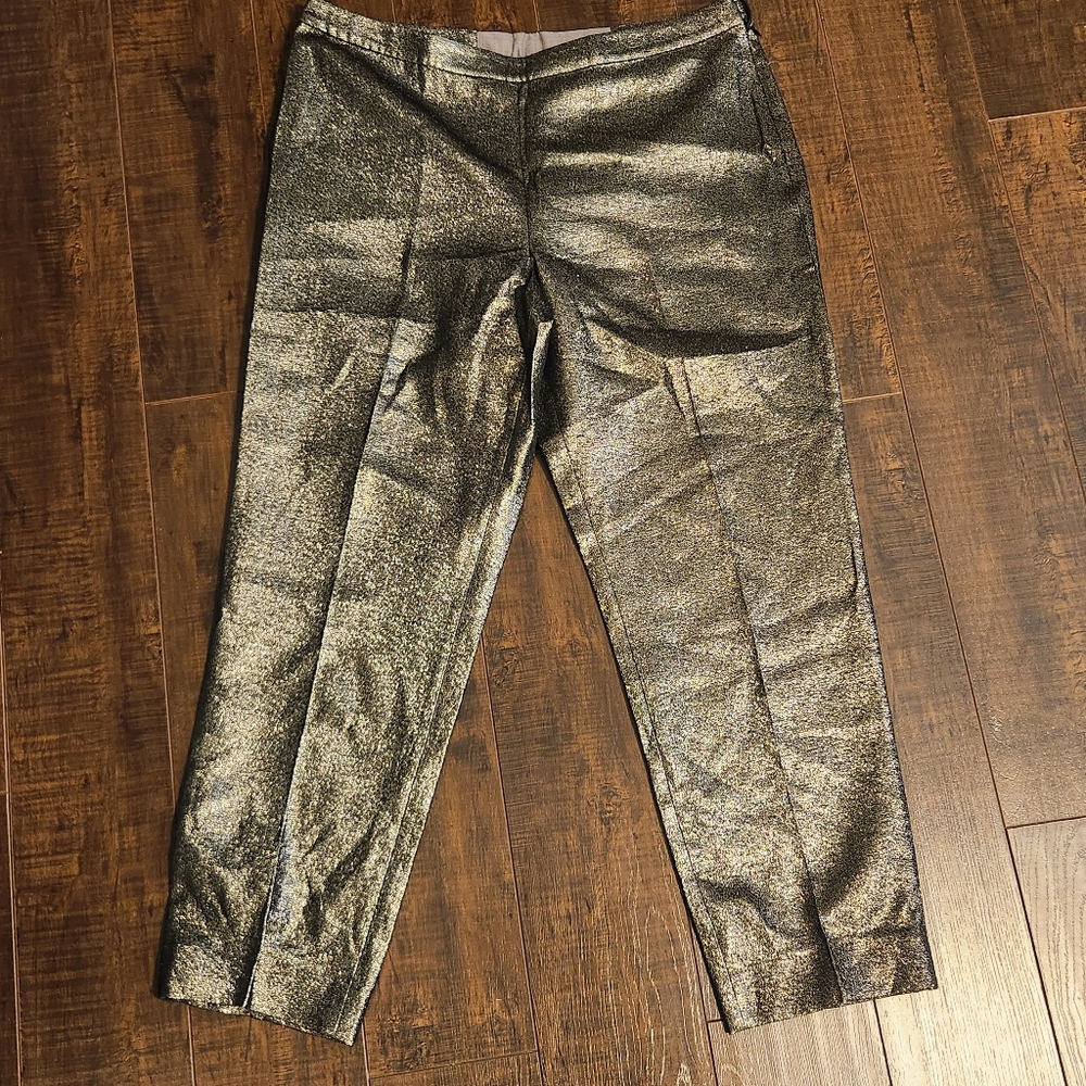 ST. JOHN Emma Fit Pants Women's Brown sz 12